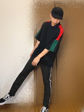 「FUNALIVE（ファンアライブ）のアイテム（キャップ）」を使った、M   무외（むら）さん（メンズ・174cm）の夏コーディネート