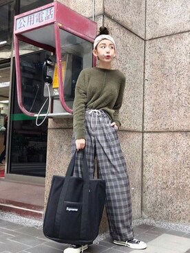 「6IXTY8IGHTのアイテム（トップス）」を使った、pa1x1さん（レディース・160cm）の秋コーディネート