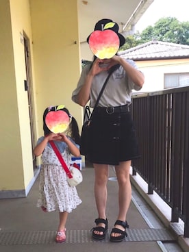 「LBC（エルビーシー）のアイテム（帽子）」を使った、kilacoさん（レディース・153cm）の夏コーディネート