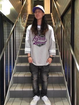 「emerica」｜LEFLAHさん（メンズ・167cm）の春コーディネート