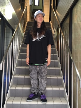 「emerica」｜LEFLAHさん（メンズ・168cm）の夏コーディネート