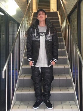 「emerica」｜LEFLAHさん（メンズ・168cm）の秋コーディネート