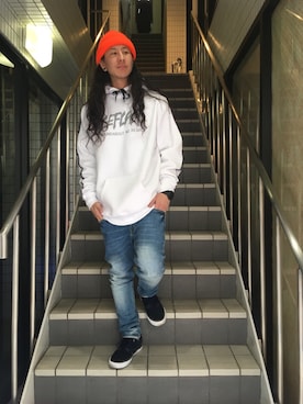 「emerica」｜LEFLAHさん（メンズ・165cm）の春コーディネート