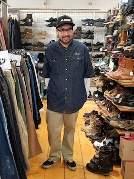 「PRODUCT（street）（プロダクト）のアイテム」を使った、rinosmanさん（メンズ・179cm）の夏コーディネート