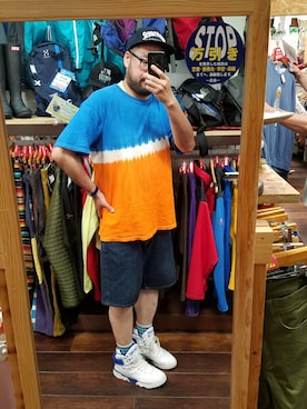 「EWING（ユーイング）のアイテム」を使った、rinosmanさん（メンズ・179cm）の夏コーディネート