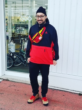 「NIKEACG」｜「アイテム（ニットキャップ/ビーニー）」を使った、rinosmanさん（メンズ・179cm）の秋コーディネート