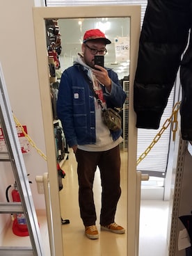 「POINTER（ポインター ）のアイテム」を使った、rinosmanさん（メンズ・179cm）の秋コーディネート