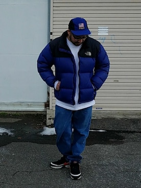 「Polo Ralph Lauren」｜「アイテム（ダウンジャケット/コート）」を使った、rinosmanさん（メンズ・179cm）の冬コーディネート
