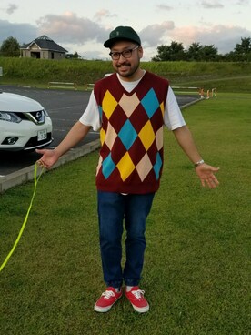 「SWAGGER（スワッガー）のアイテム（トップス）」を使った、rinosmanさん（メンズ・179cm）の秋コーディネート