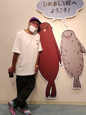 「northface（ノースフェイス）のアイテム」を使った、rinosmanさん（メンズ・179cm）の秋コーディネート