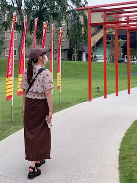 「ルビーアンドユー」｜マさん（レディース・153cm）の夏コーディネート