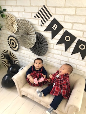 TENTENさん(キッズ・60cm)の秋コーディネート