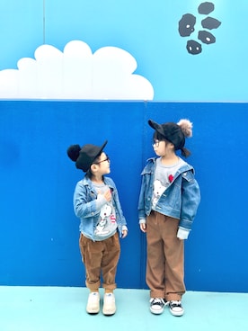 *aoさん（キッズ・110cm）の秋コーディネート