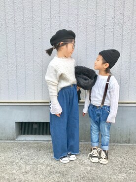 *aoさん（キッズ・110cm）の冬コーディネート