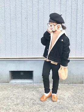 *aoさん（キッズ・110cm）の冬コーディネート