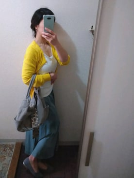 「TRES（トレ）のアイテム」を使った、ゆみこさん（レディース・155cm）の春コーディネート