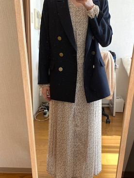 「AVAN LILY（アヴァンリリィ）のアイテム（ワンピース/ドレス）」を使った、Eri. さん（レディース・157cm）の秋コーディネート
