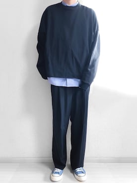 「SENSION（センション）のアイテム」を使った、yoshiさん（メンズ・185cm）の冬コーディネート