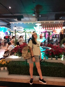 「travel」｜「アイテム（モカシン/デッキシューズ）」を使った、Shinmayさん（レディース・158cm）の冬コーディネート