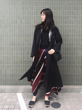 「dix（ディス）のアイテム」を使った、菅千代美(すがちよみ)さん（レディース・170cm）の春コーディネート