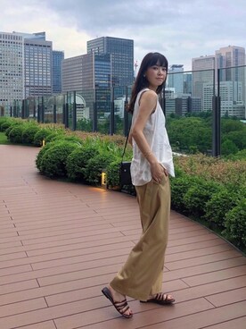 「dix（ディス）のアイテム」を使った、菅千代美(すがちよみ)さん（レディース・170cm）の秋コーディネート