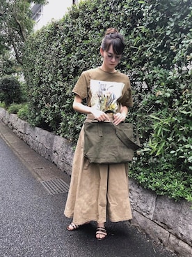 菅千代美(すがちよみ)さん(レディース・170cm)の夏コーディネート