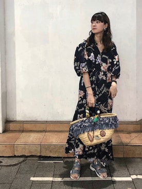 「WARMTH（ワームス）のアイテム」を使った、菅千代美(すがちよみ)さん（レディース・170cm）の秋コーディネート