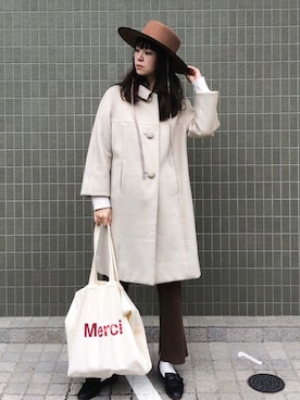 菅千代美(すがちよみ)さん(レディース・170cm)の冬コーディネート