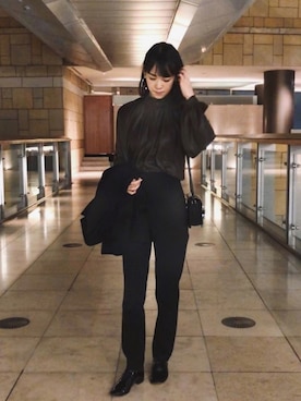 「RESTIR（リステア）のアイテム」を使った、菅千代美(すがちよみ)さん（レディース・170cm）の春コーディネート