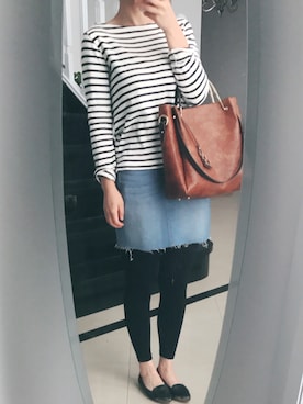 「skirt」｜「アイテム（パンツ）」を使った、summybaiiさん（レディース・165cm）の春コーディネート
