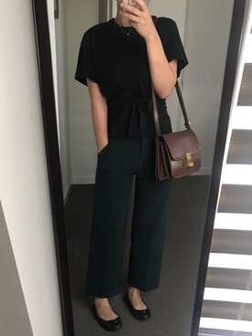 「CELINE」｜「アイテム（スリッポン）」を使った、summybaiiさん（レディース・165cm）の冬コーディネート