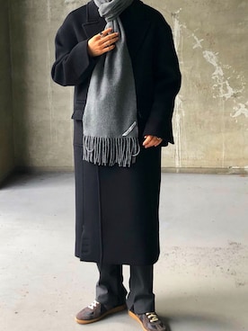 「ADER error（アーダーエラー）のアイテム（ジャケット/アウター）」を使った、takuyaさん（メンズ・180cm）の冬コーディネート