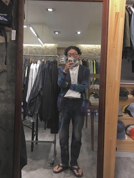 「LESS（レス）のアイテム」を使った、Dorayetteさん（メンズ・175cm）の夏コーディネート