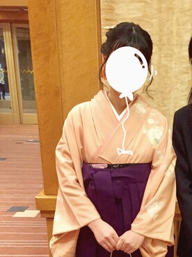 「アイテム（着物）」を使った、まゆこさん（レディース・156cm・20代）の春コーディネート