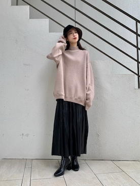 makotoさん（レディース・158cm）の冬コーディネート