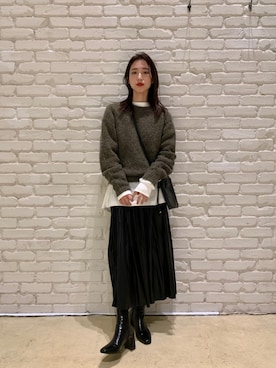 makotoさん（レディース・158cm）の冬コーディネート