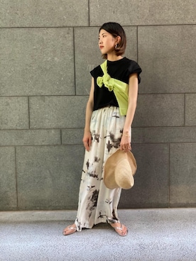 岩根　雪奈さん（レディース・166cm）の夏コーディネート