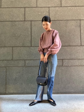 岩根　雪奈さん（レディース・166cm）の秋コーディネート