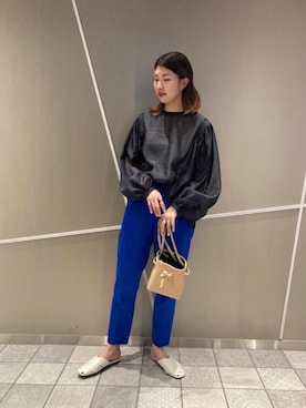 岩根 雪奈さん(レディース・166cm)の冬コーディネート