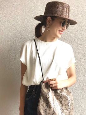 m.a.k.oさん(レディース・163cm)の夏コーディネート