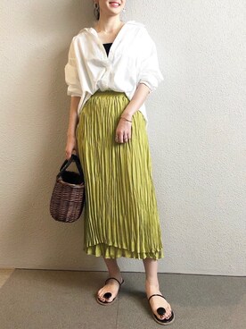 m.a.k.oさん（レディース・166cm）の春コーディネート