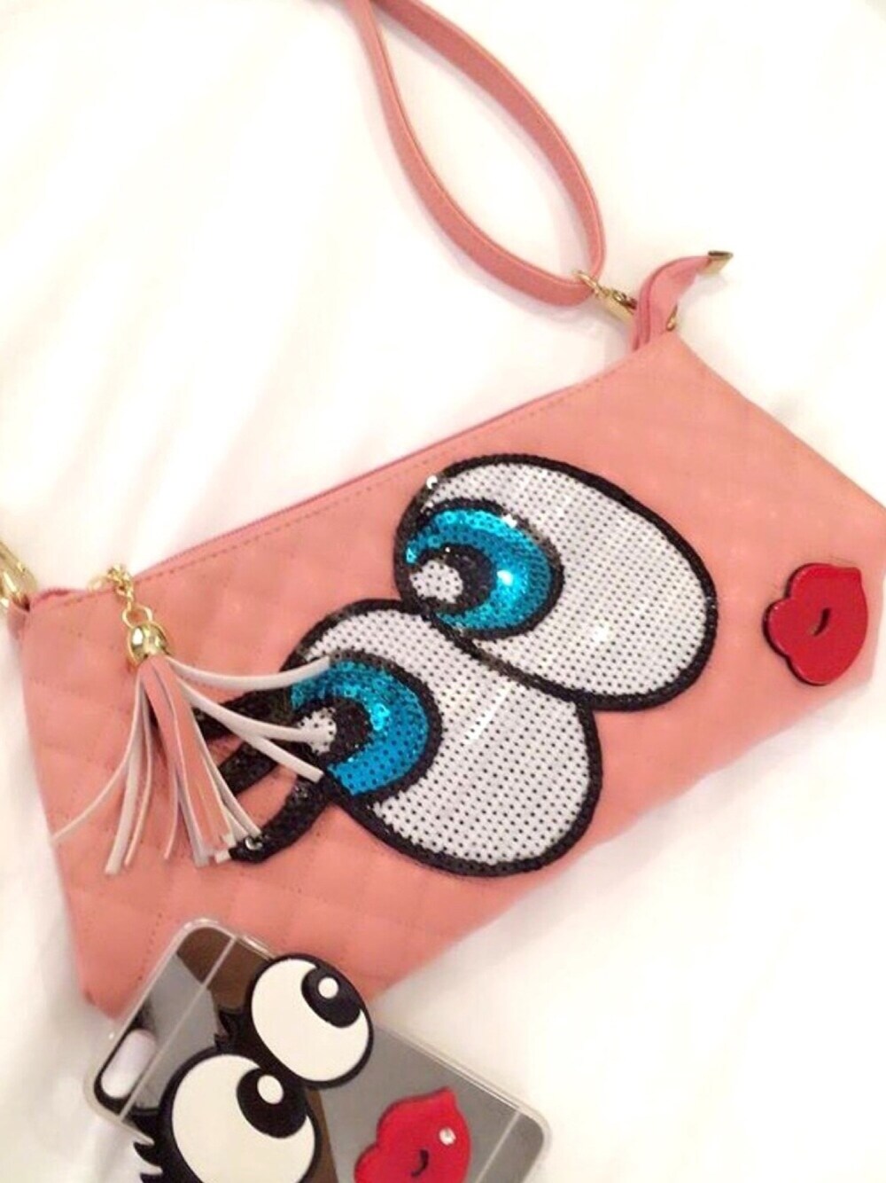 「playnomore」｜「PLAYNOMOREのアイテム（トートバッグ、ピンク系）」を使った、💄💋BabyMimmi👣さん（レディース・153cm）の冬コーディネートの1枚目の写真