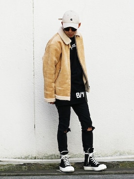 ARKnets STAFFさん（メンズ・169cm）の冬コーディネート