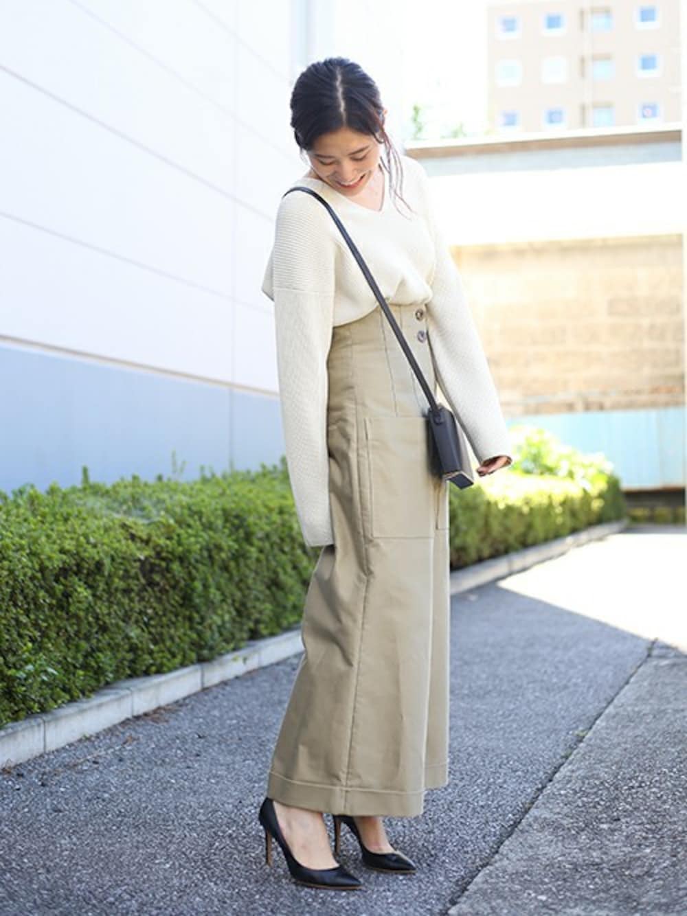 AURALEE / オーラリー：SUPER FINE WOOL RIB KNIT V NECK P/O