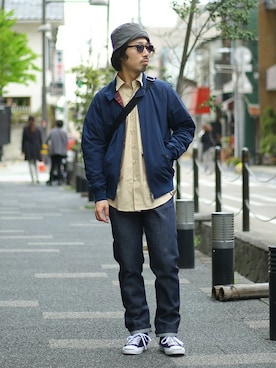 「AURALEE」｜ARKnets STAFFさん（メンズ・175cm）の春コーディネート