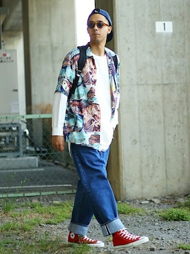 ARKnets STAFFさん（メンズ・179cm）の春コーディネート