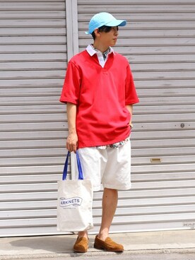 「ARKnets（アークネッツ）のアイテム」を使った、ARKnets STAFFさん（メンズ・170cm）の春コーディネート