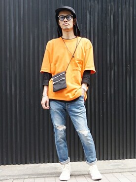 「アンユーズド」｜ARKnets STAFFさん（メンズ・175cm）の春コーディネート