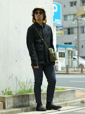 「アンユーズド」｜ARKnets STAFFさん（メンズ・173cm）の夏コーディネート
