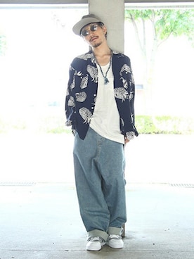 ARKnets STAFFさん（メンズ・165cm）の夏コーディネート